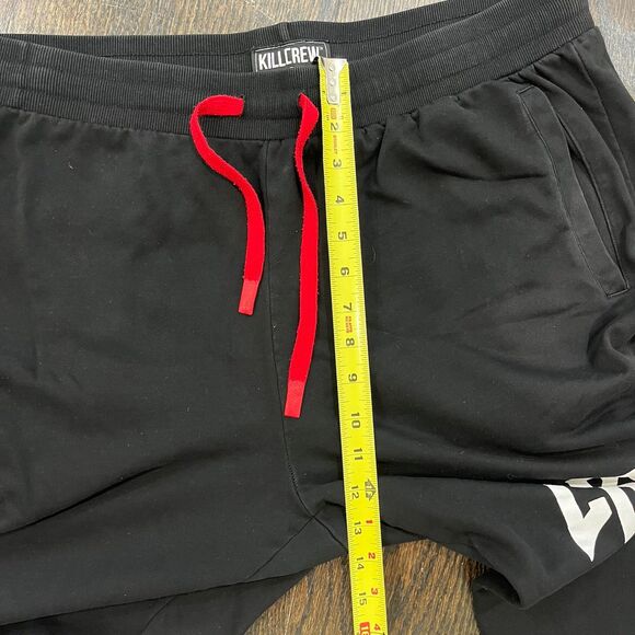 Kill Crew Sweatpants Men’s 3XL Black Red Joggers Drawstring Pockets - Picture 5 of 6